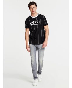 camiseta guess hombre rayas verticales